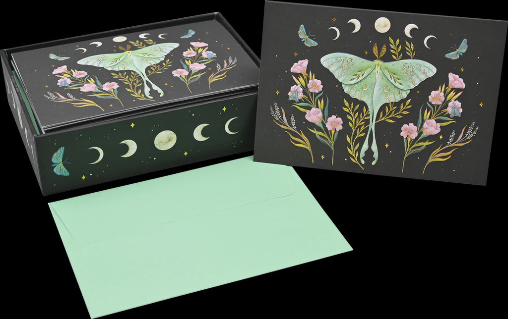 Luna Moth Note Cards