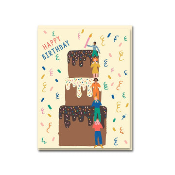 Greeting Card - Cake Tower